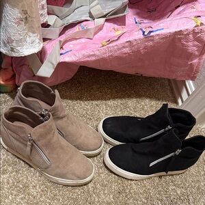 Steve Madden Women's Sneakers - Black and Tan